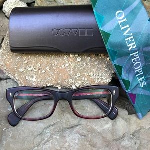 Oliver Peoples Wacks Red Matte Finish Frames